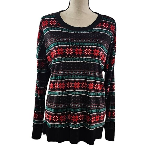 Secret Treasures 2 PC Christmas Velour Lounge Holiday Joggers Set – Size Large - Picture 3 of 16